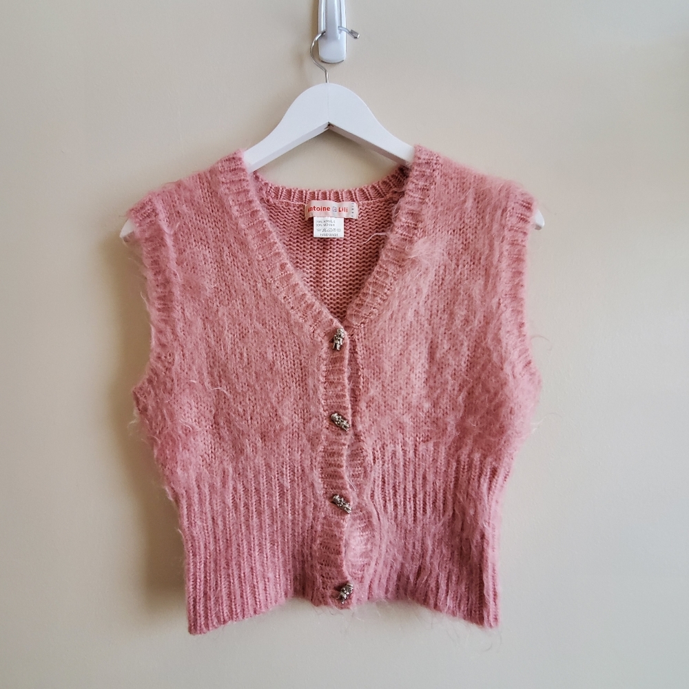 Antoine & Lili mohair vest one of a kind